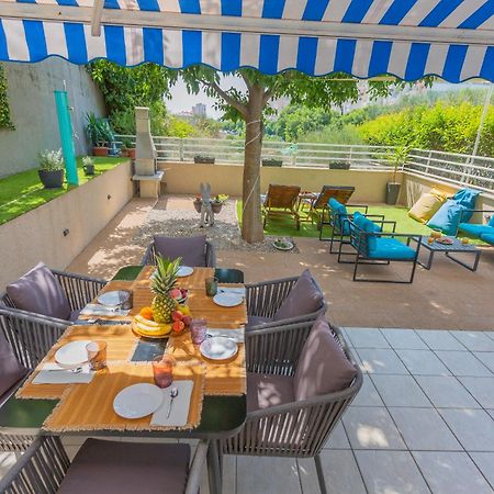 New Delux Green Garden Apartment With Hotube **** Split Extérieur photo