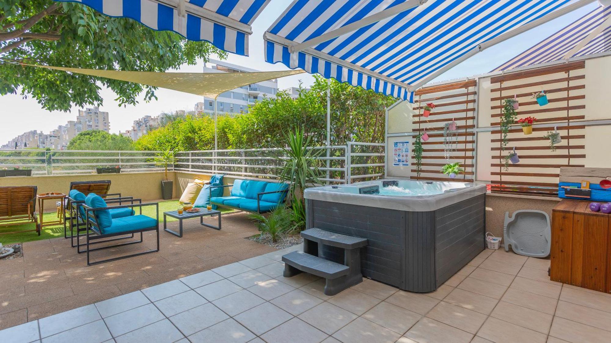 New Delux Green Garden Apartment With Hotube **** Split Extérieur photo